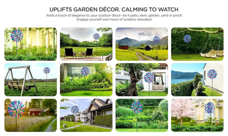 84in Large Wind Spinner for Yard - Garden Outdoor Installation